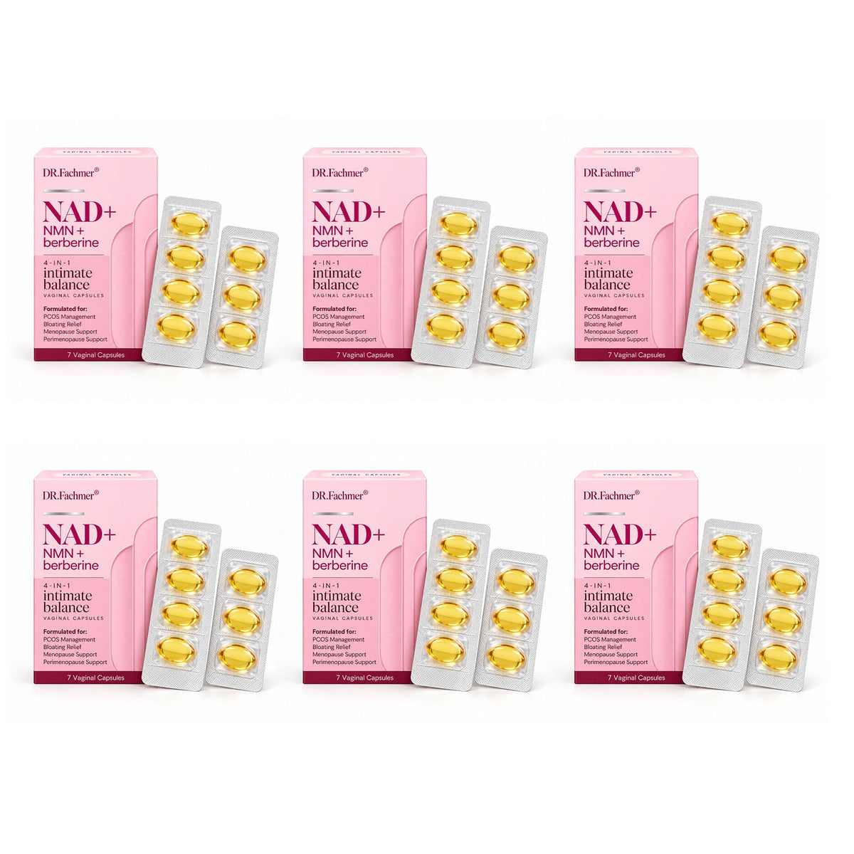 NAD+Berberine 4-IN-1 Intimate Balance Vaginal Capsules