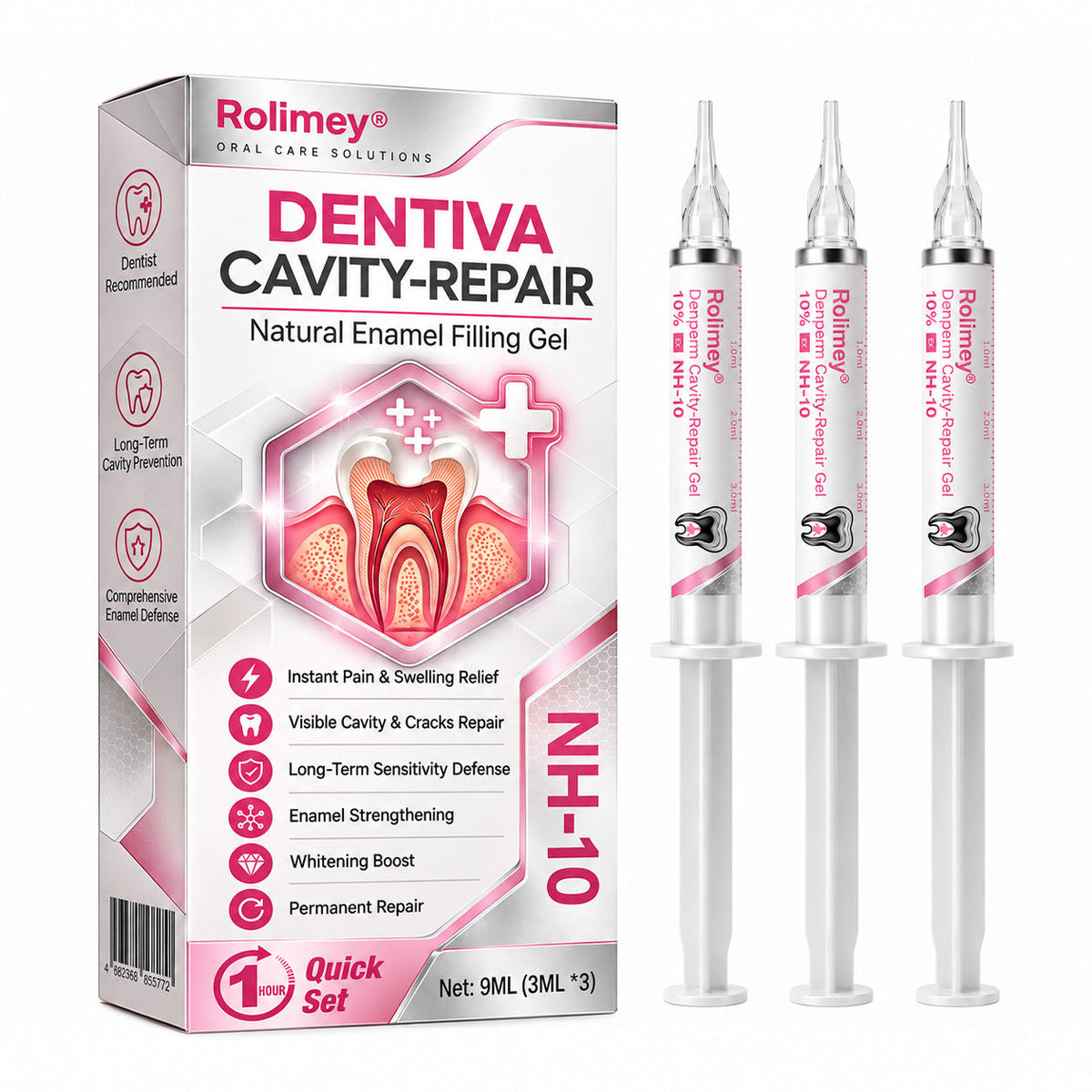 🧑‍⚕️Rolimey® DenPerm Cavity-Repair Natural Enamel Filling Gel