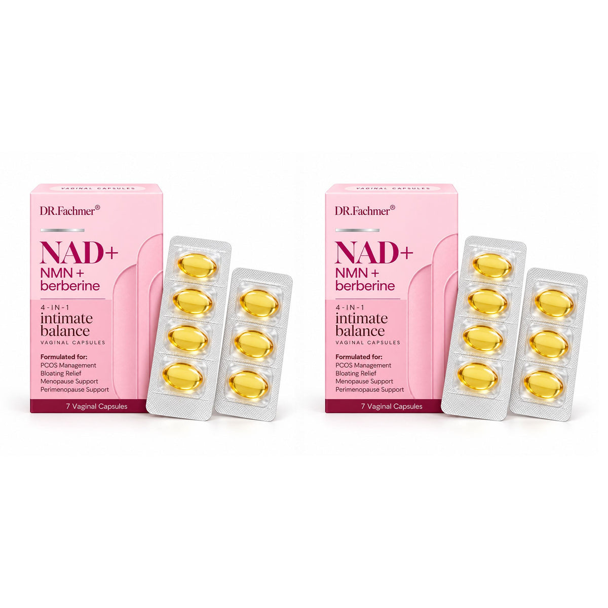 NAD+Berberine 4-IN-1 Intimate Balance Vaginal Capsules