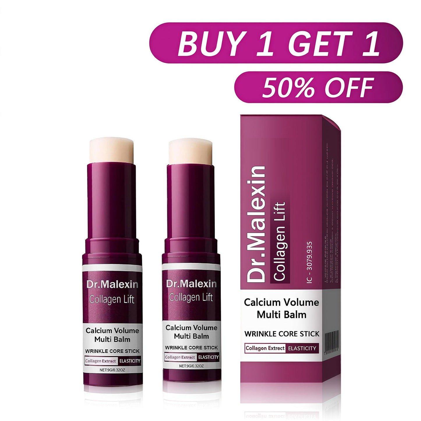 [Dr.Malexin Official] Collagen Lift Eye Stick + Patch Duo