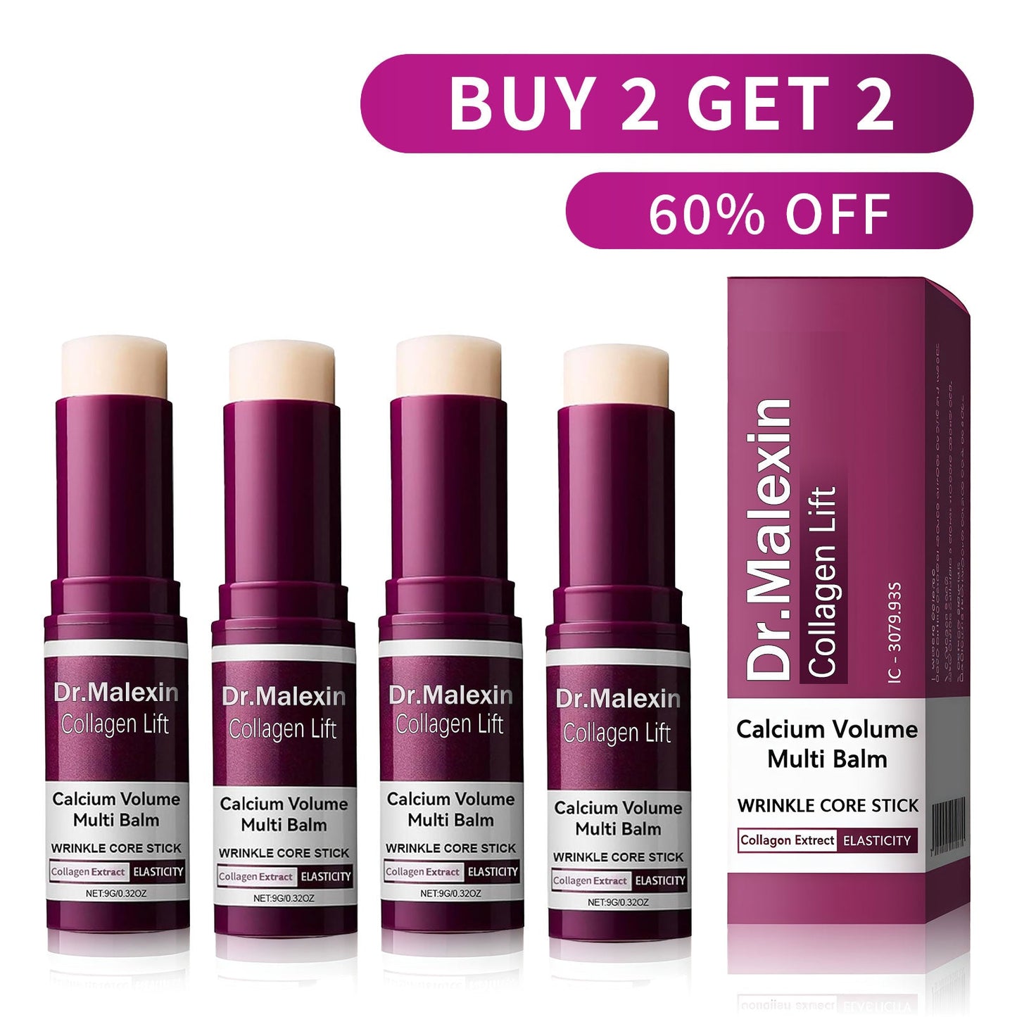 [Dr.Malexin Official] Collagen Lift Eye Stick + Patch Duo