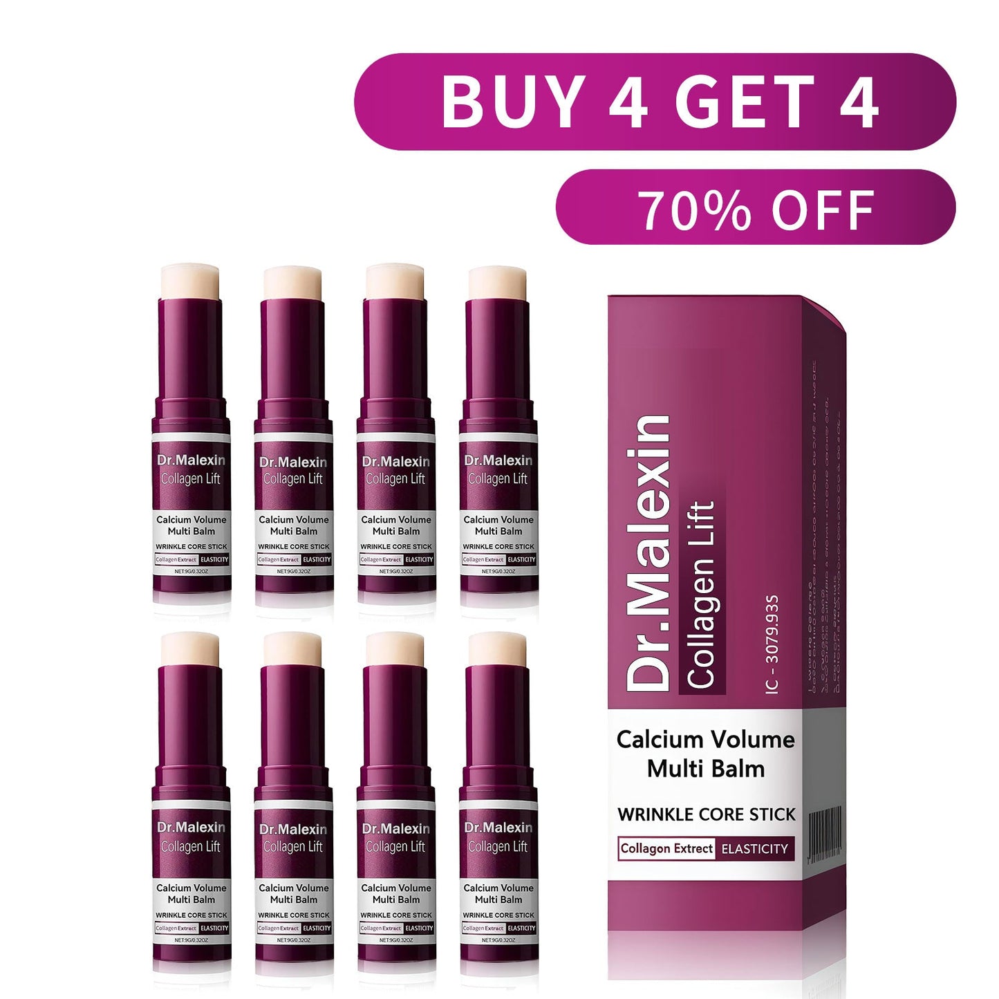 [Dr.Malexin Official] Collagen Lift Eye Stick + Patch Duo
